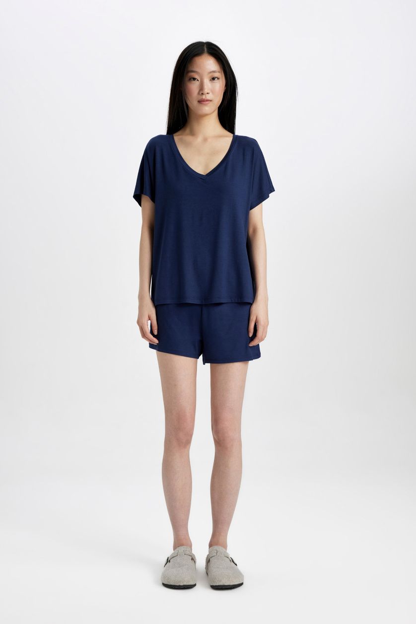 FEMME Marin Ensemble pyjama à manches courtes