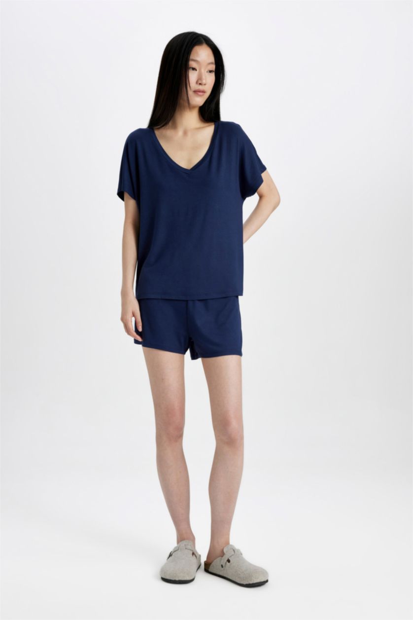 FEMME Marin Ensemble pyjama à manches courtes