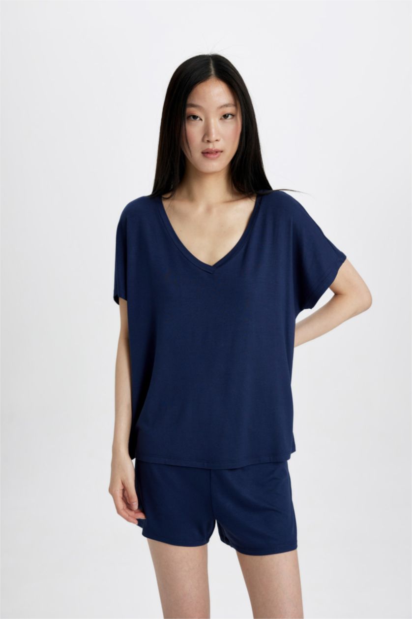 FEMME Marin Ensemble pyjama à manches courtes