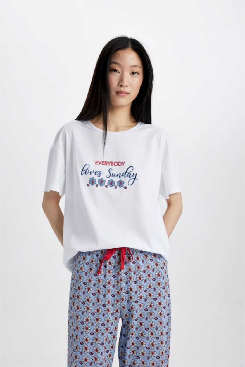 WOMAN Blue 2 piece Regular Fit Set