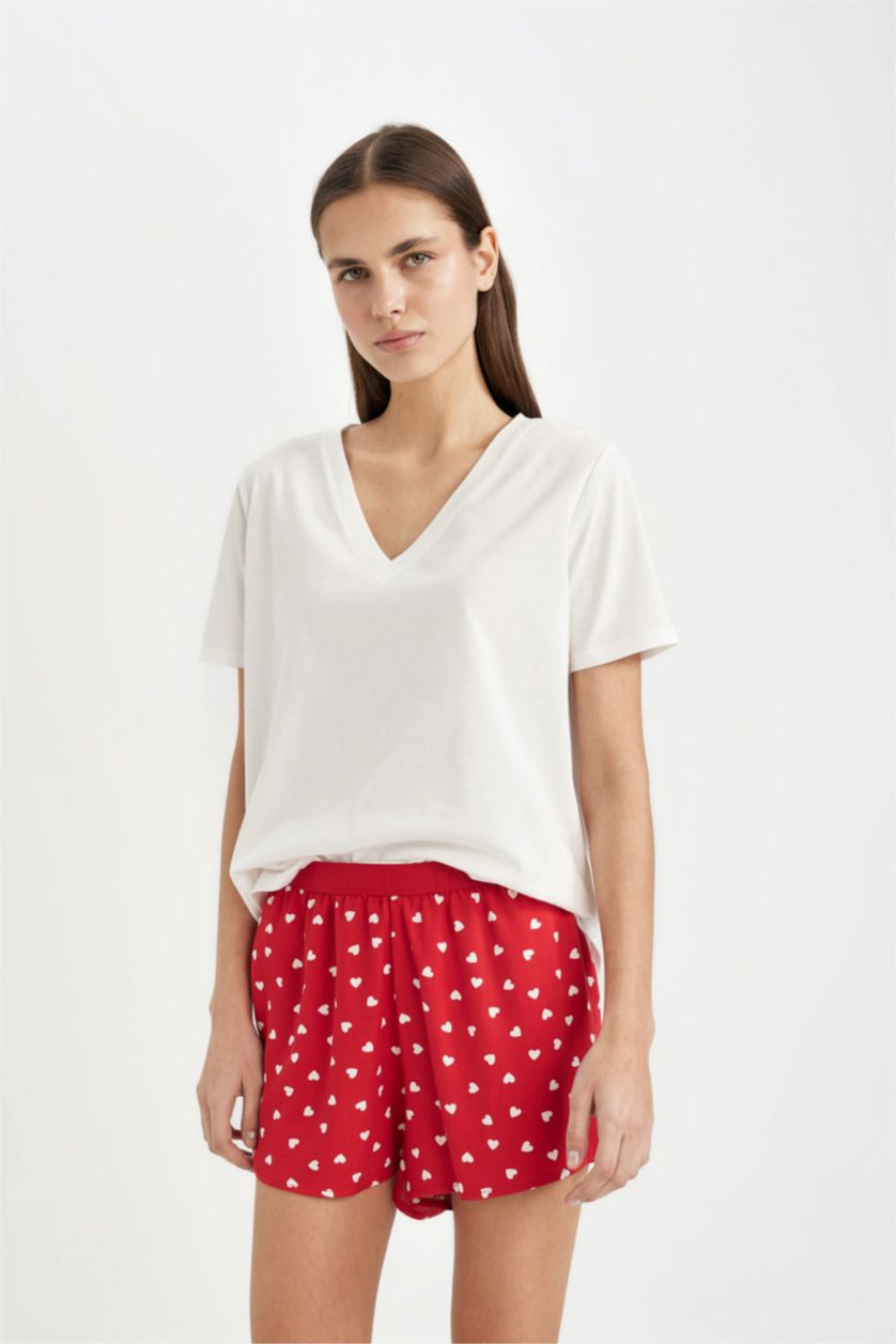 FEMME Rouge Coupe Régulière