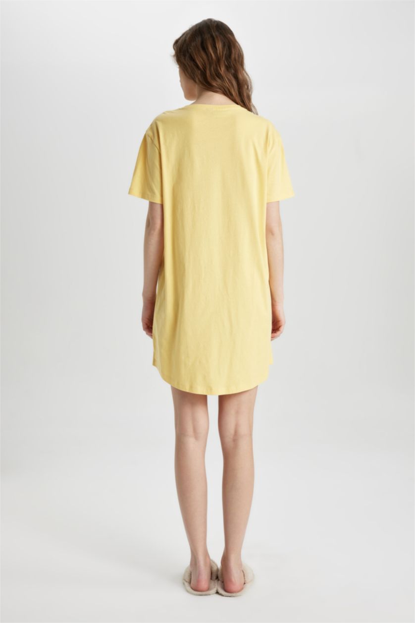 WOMAN Yellow Fall in Love Looney Tunes Regular Fit Dress