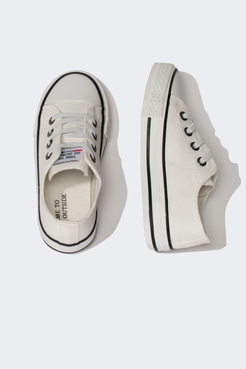 Мальчики и подростки Белый Кроссовки на плоской подошве для мальчиков