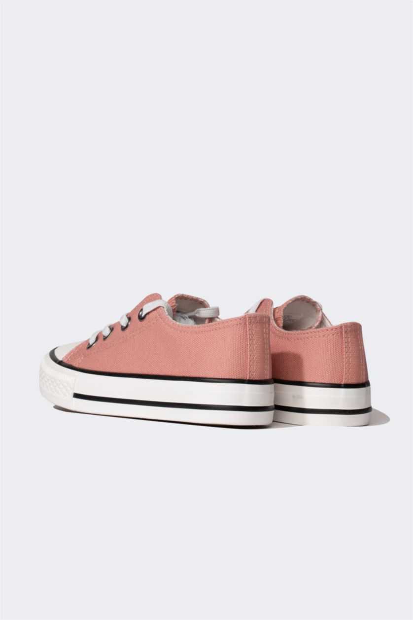 Kız Çocuk - Genç Kız Pembe Kalın Taban Sneaker Kız Çocuk