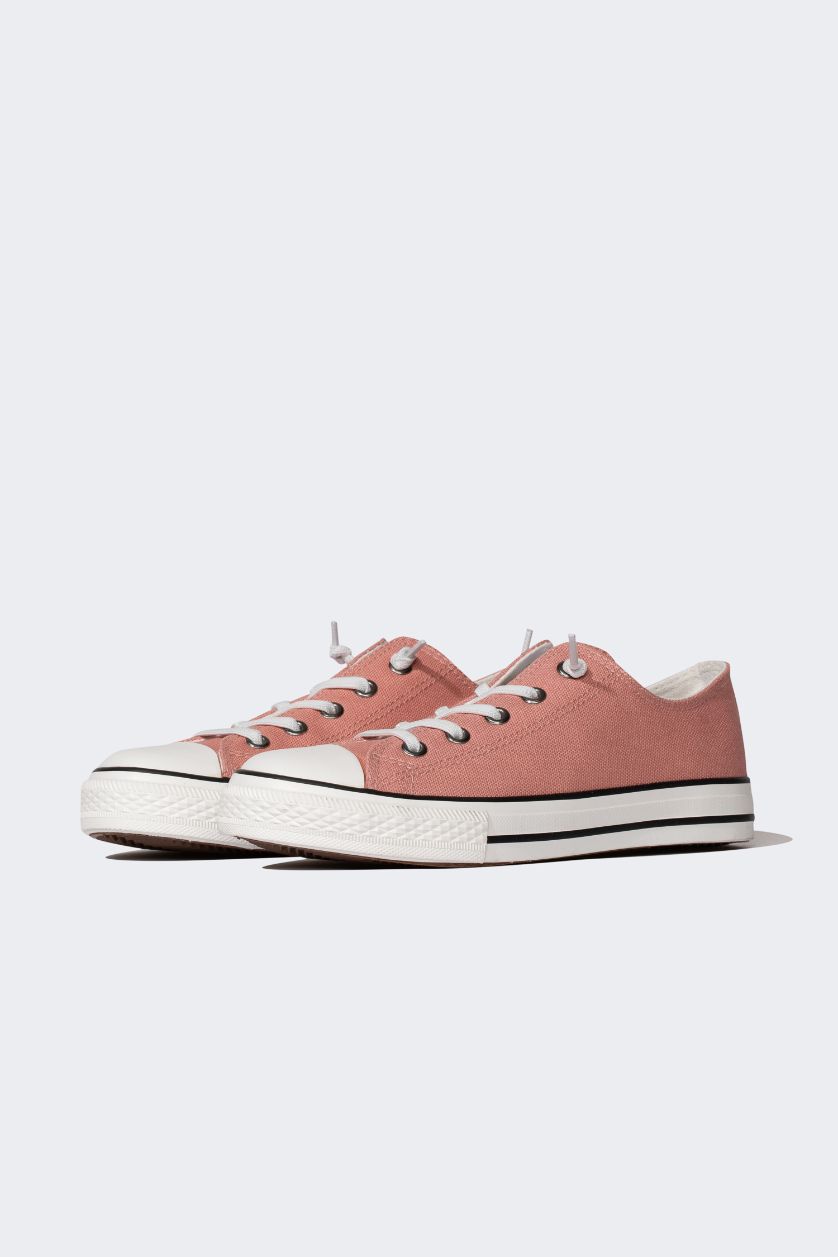 Kız Çocuk - Genç Kız Pembe Kız Çocuk Düz Taban Sneaker
