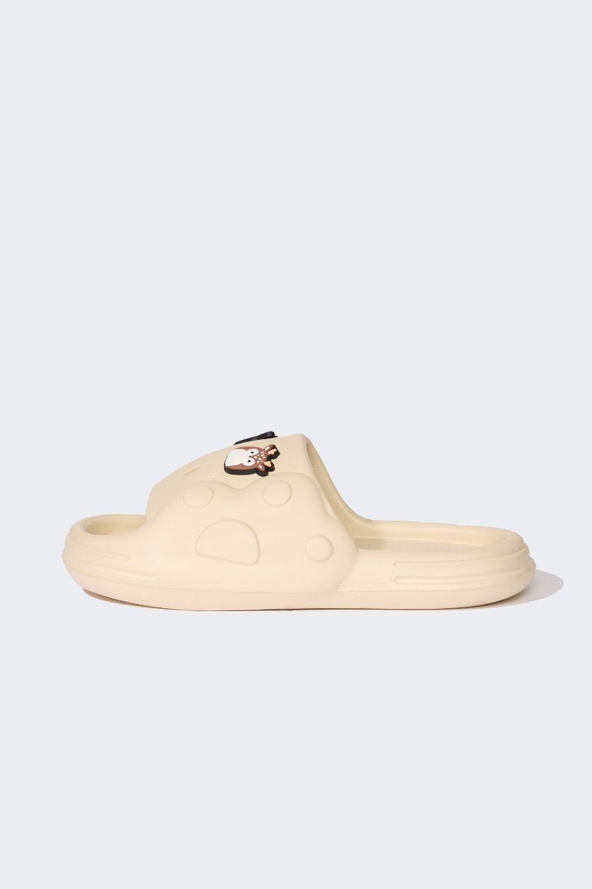 بناتي بيج شبشب بناتي إيفا بكعب سميك بشريط مفرد