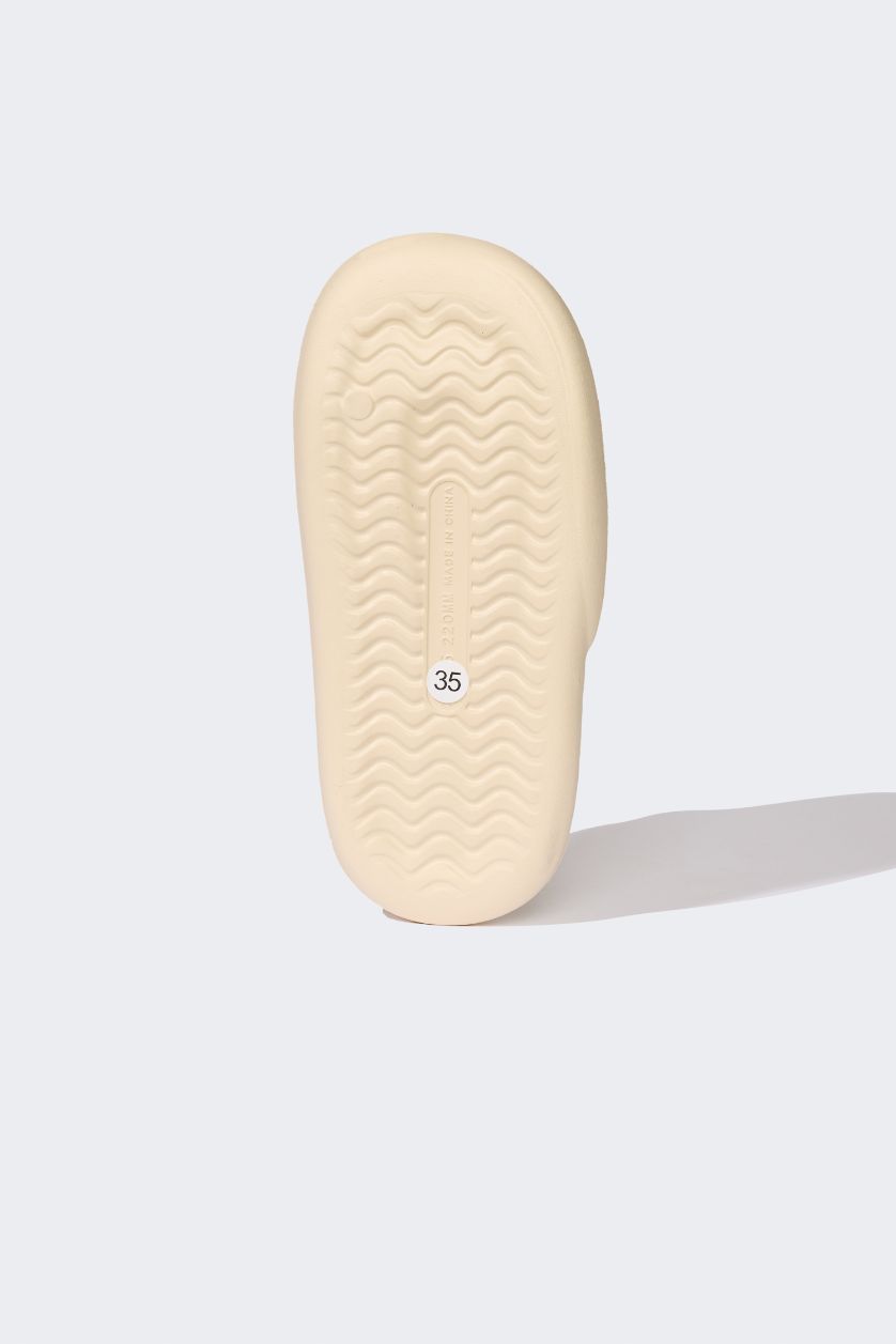 بناتي بيج شبشب بناتي إيفا بكعب سميك بشريط مفرد