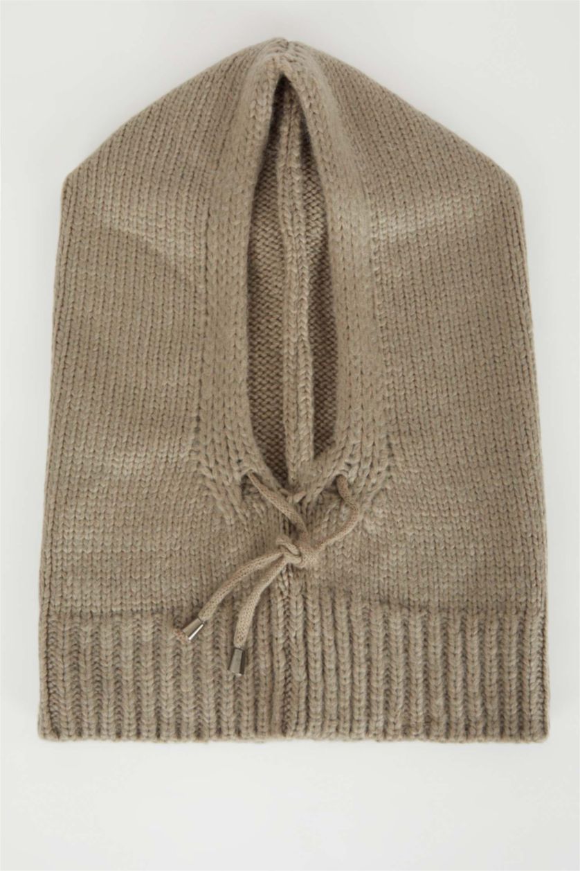 Woman Beige Woman Scarf