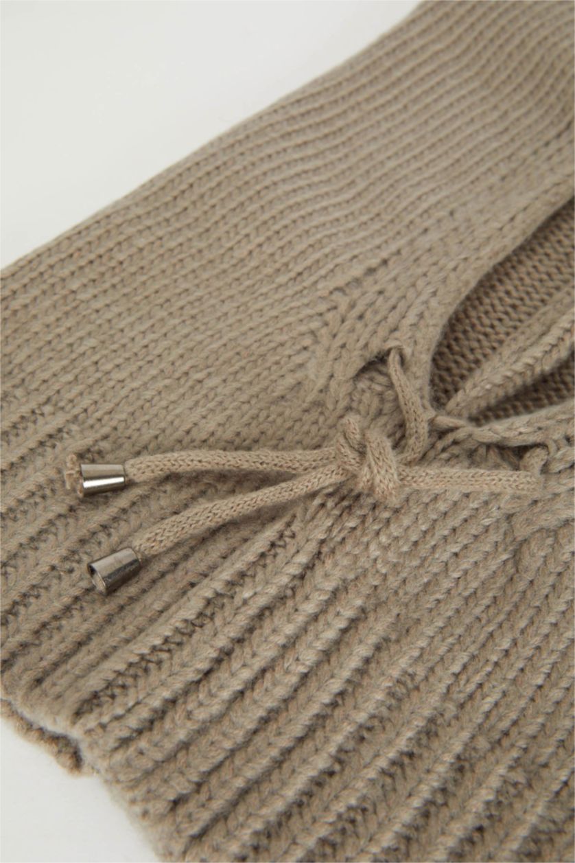 Woman Beige Woman Scarf