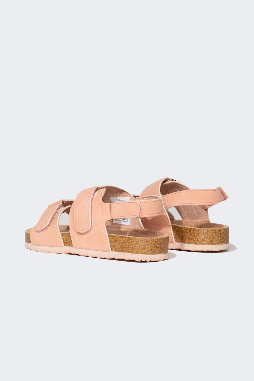 بناتي PEACH صندل جلد صناعي