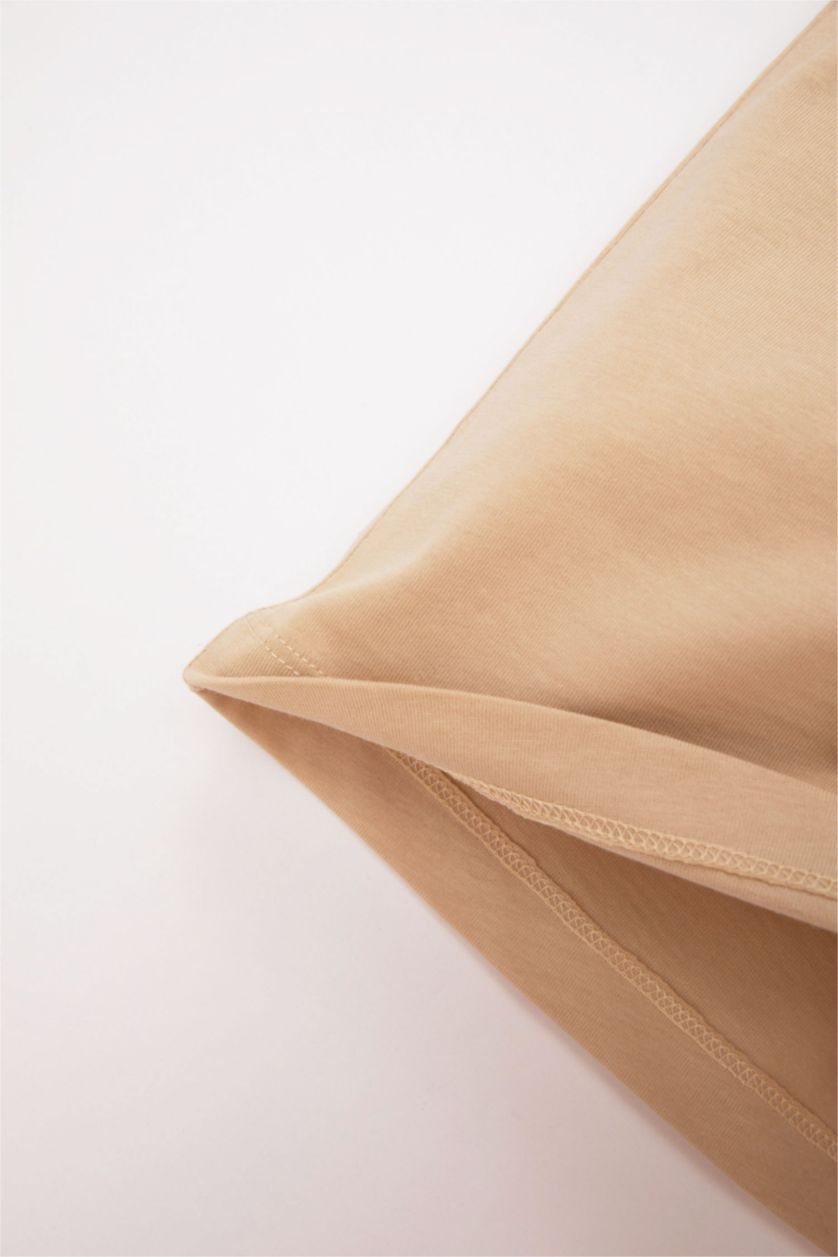 BABY BOY Beige Baby Boy Vehicle Printed Cotton 2 Piece Pajama Set