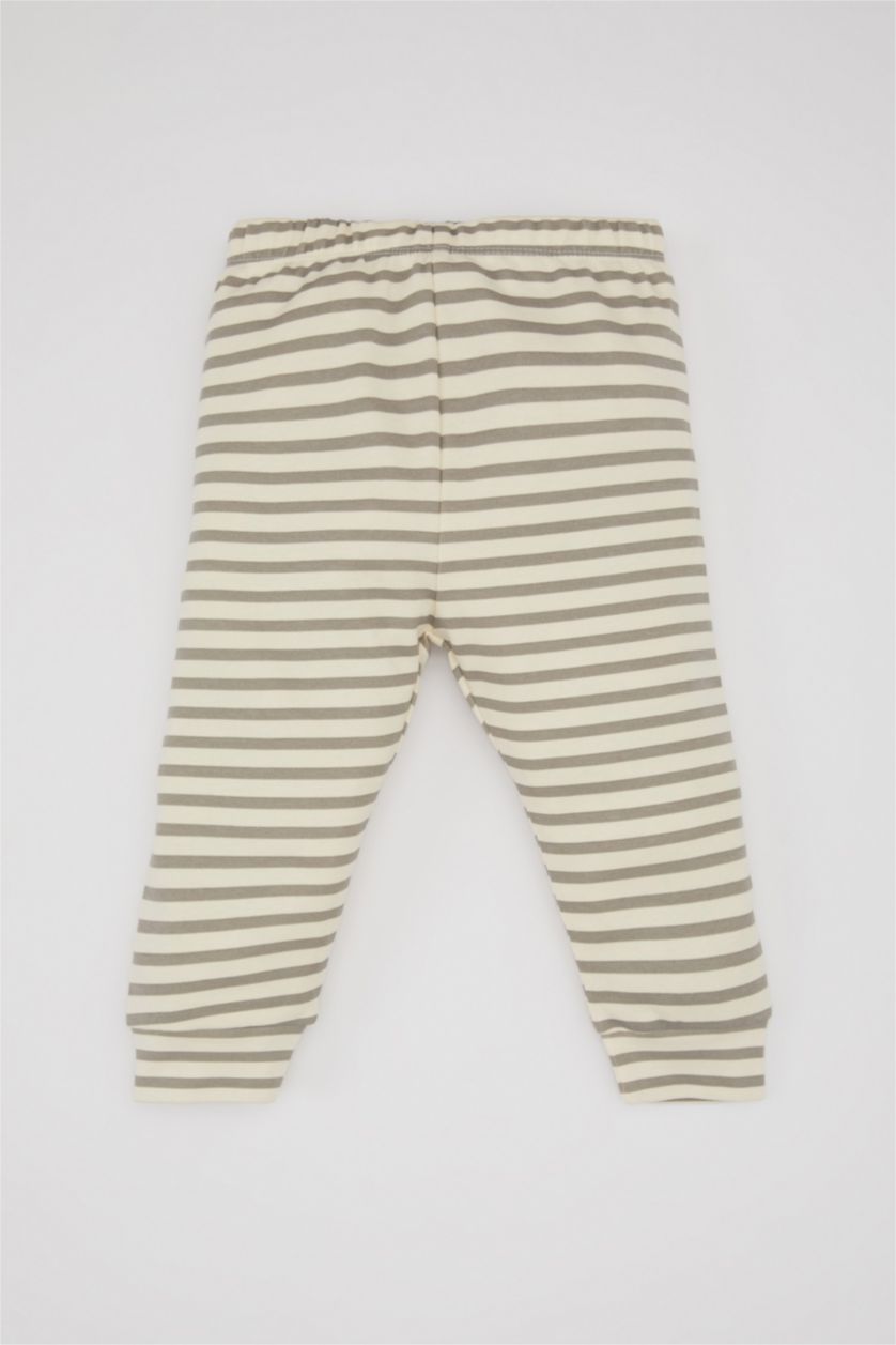 BABY BOY Grey Baby Boy Striped 2 Piece Pajama Set