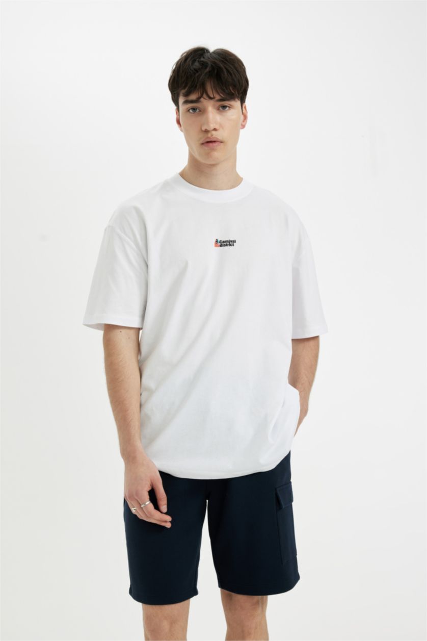 Man NAVY Regular Fit Regular Hem Shorts