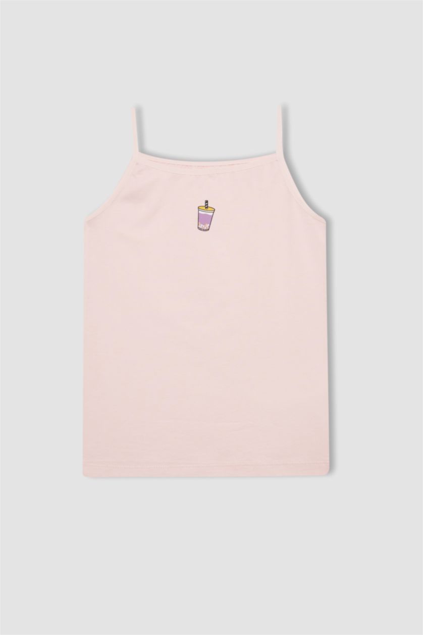 FILLES Blanc Lot de 2 Débardeurs coupe régulière pour Fille