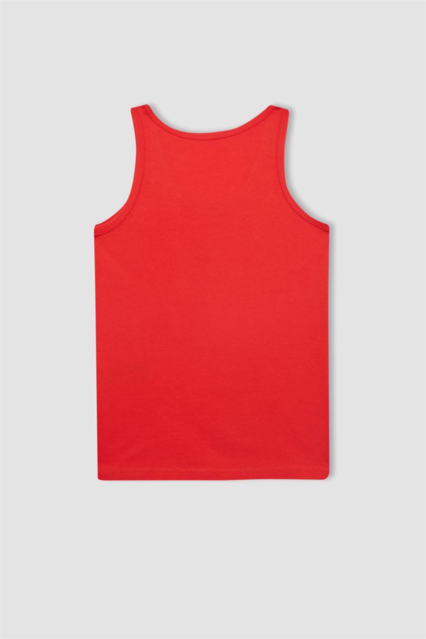 BOYS & TEENS Red Boy 2 piece Regular Fit Tank Top