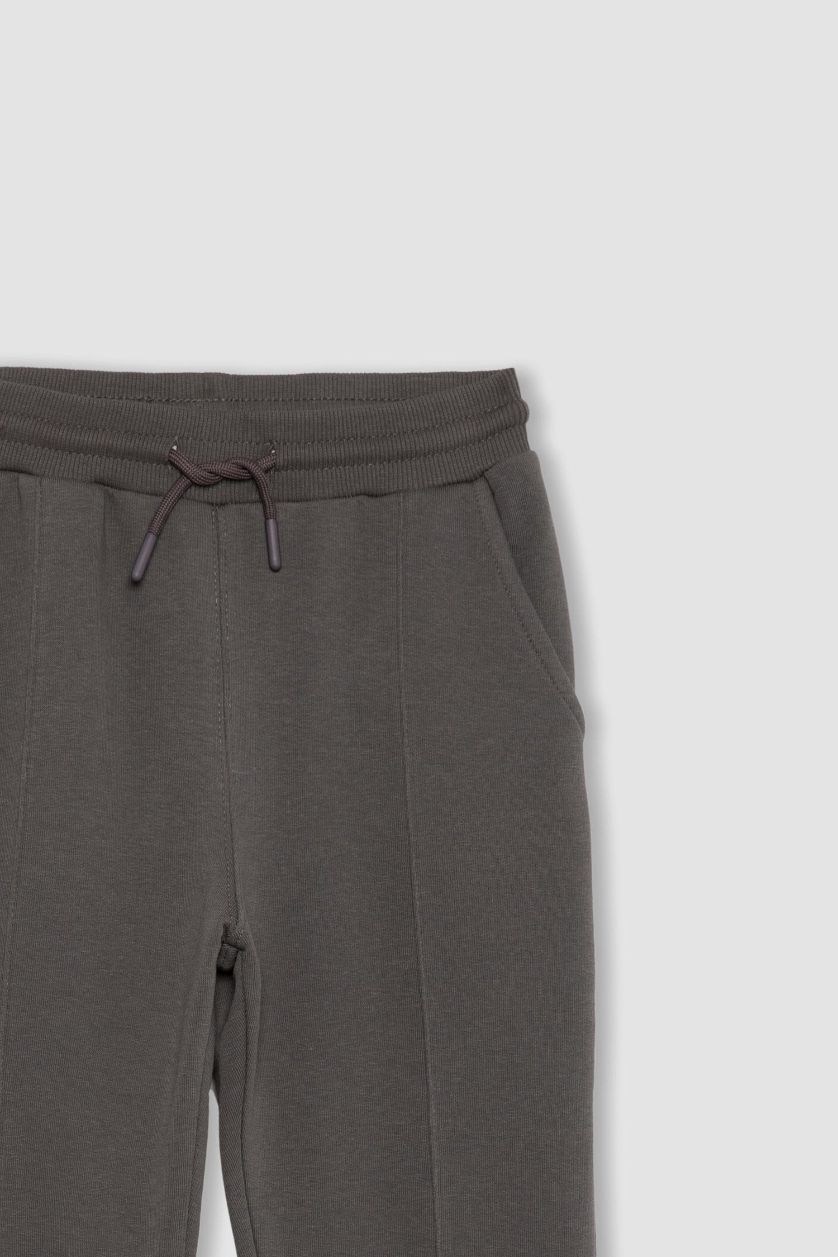 BOYS & TEENS Anthracite Boy Basic Sweatpants