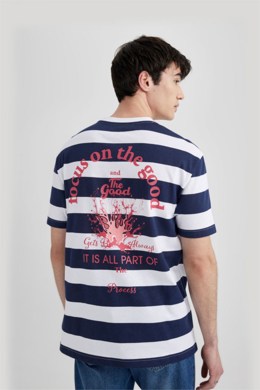 رجال أبيض تيشيرت جيرسي قصة عادية بياخة مستديرة