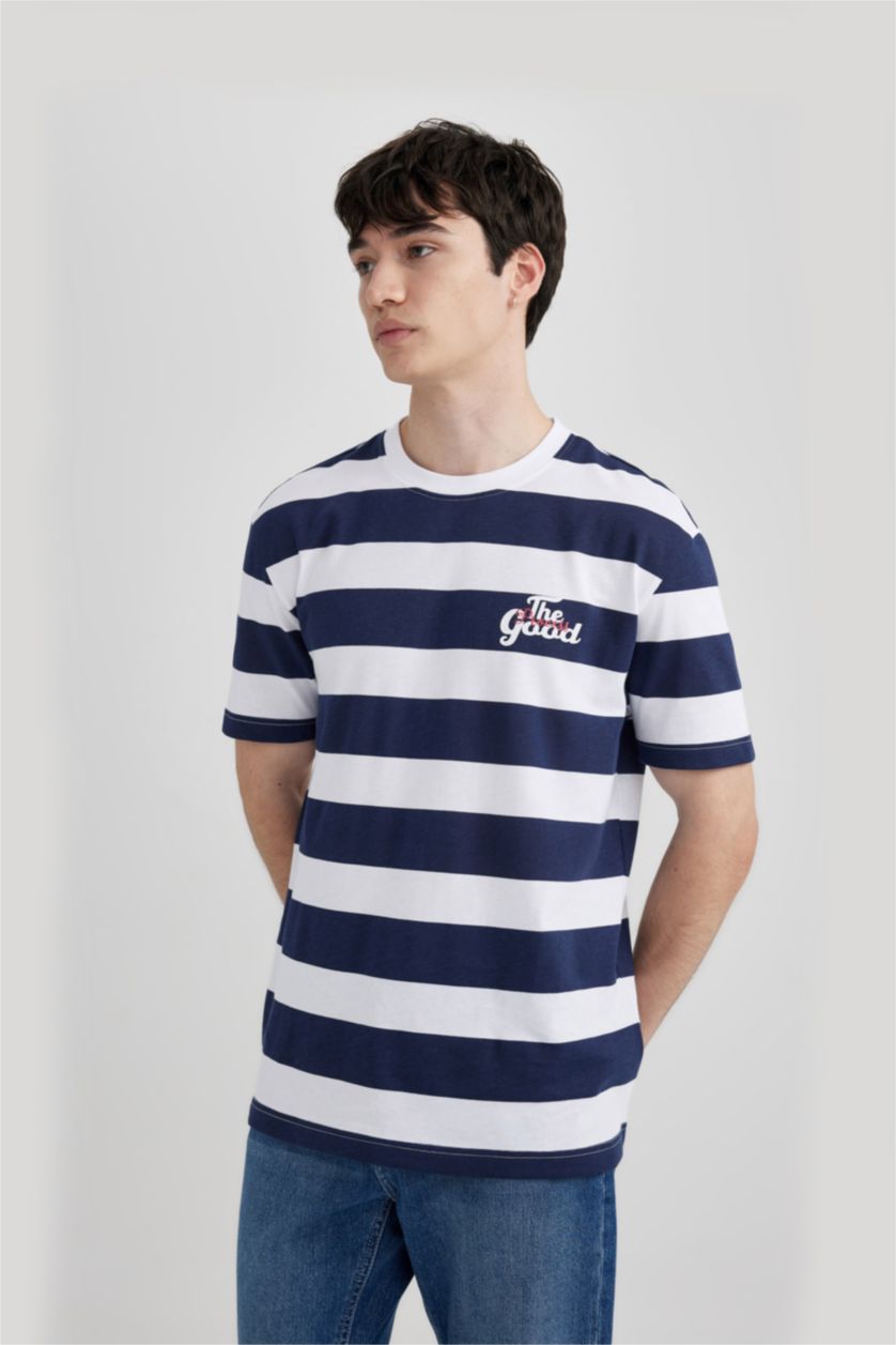 رجال أبيض تيشيرت جيرسي قصة عادية بياخة مستديرة