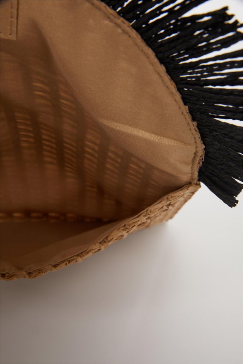 Woman Sand Woman Straw Handbag