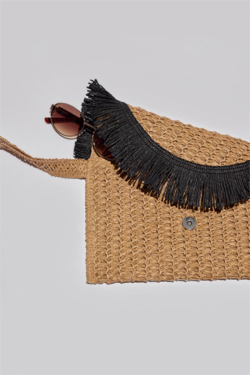 Woman Sand Woman Straw Handbag