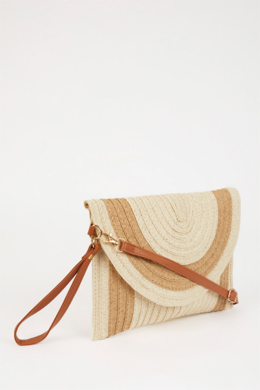 Женщины Светло-песочный Сумка соломенная для женщин