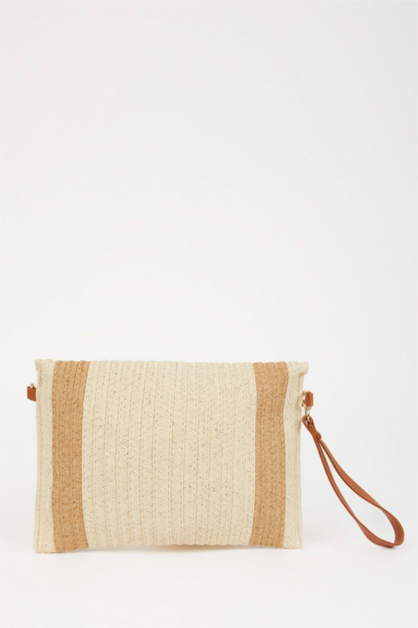 Женщины Светло-песочный Сумка соломенная для женщин