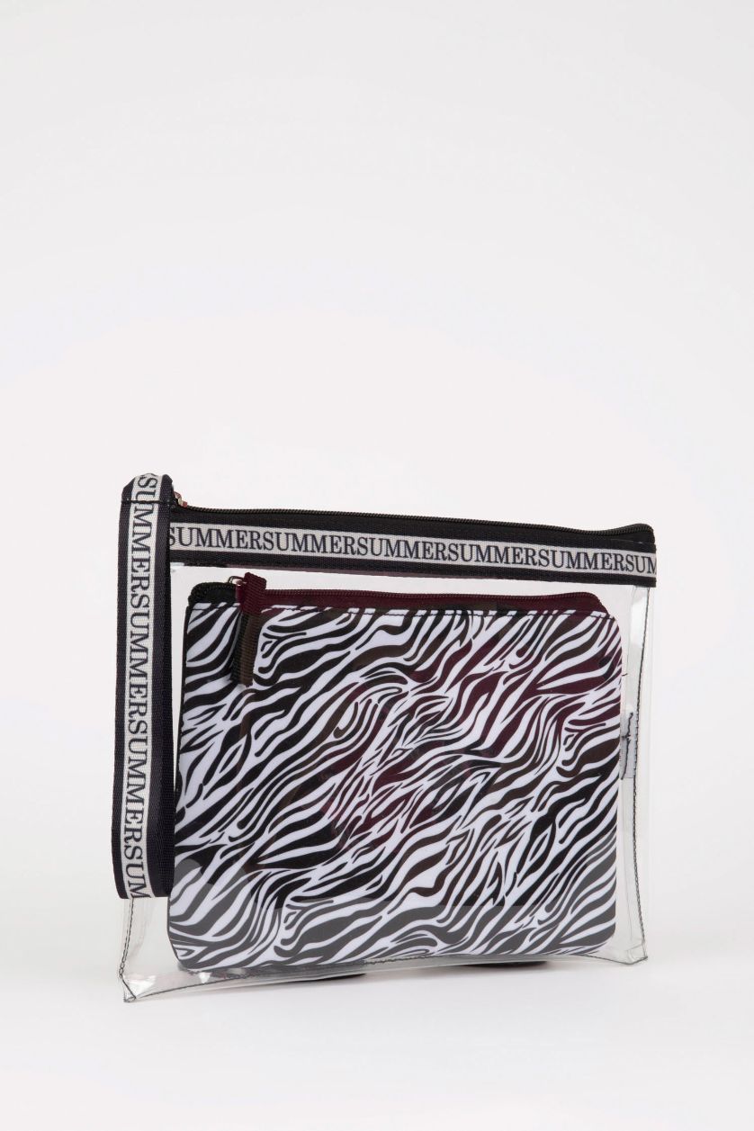 نساء أسود جنطة يد نسائي جلد صناعي