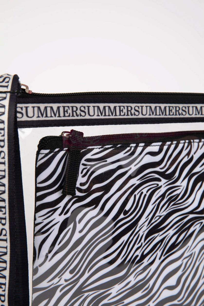 نساء أسود جنطة يد نسائي جلد صناعي