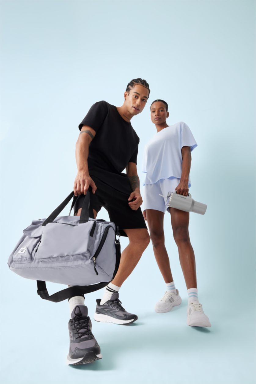 HOMME Gris Sac de sport et de voyage pour homme