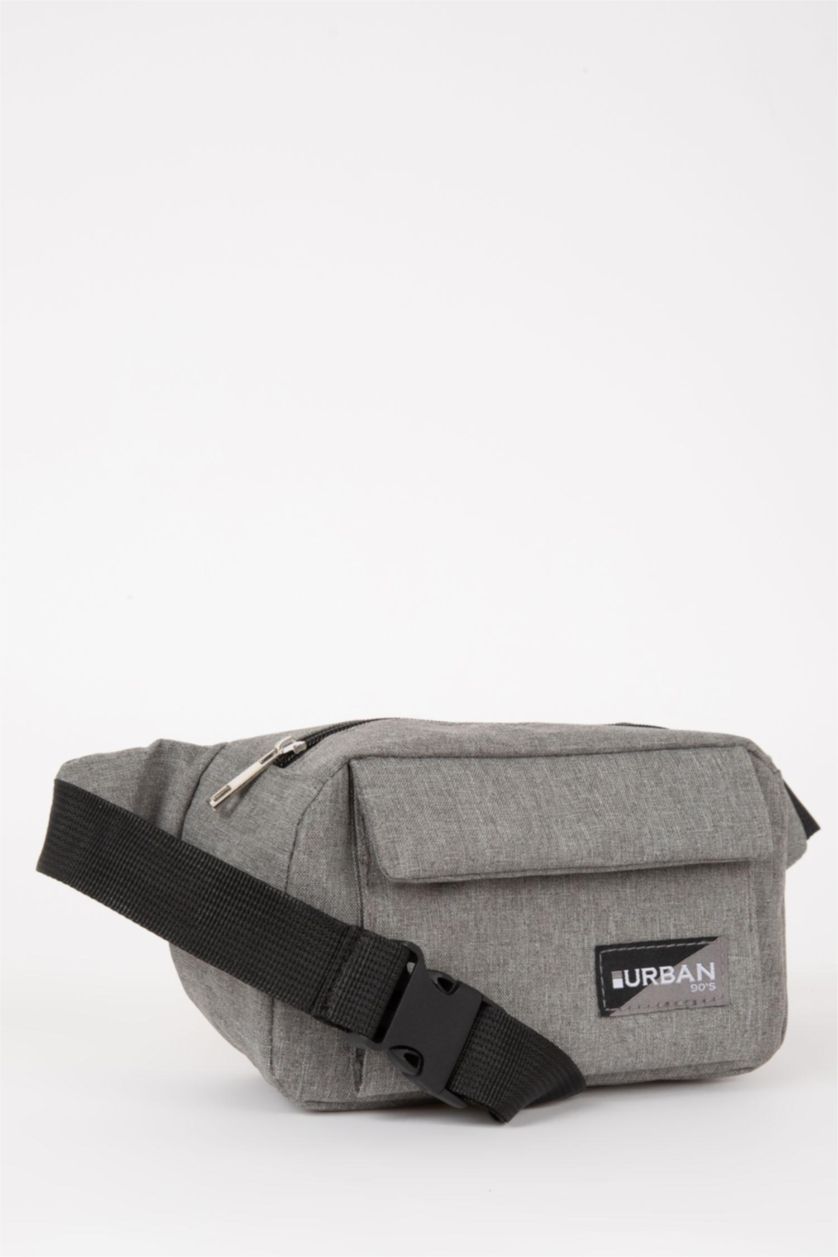 MAN Grey Melange Man Waist Bag