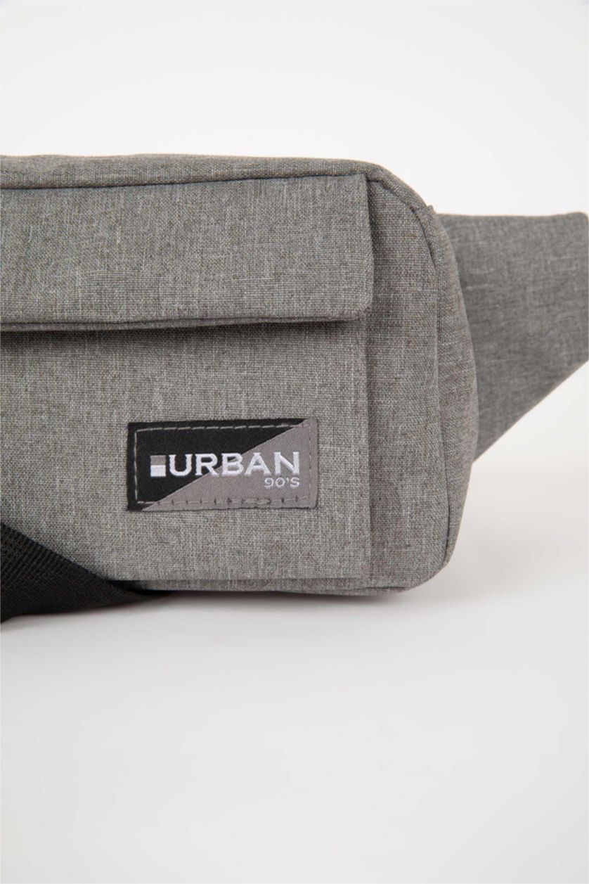 MAN Grey Melange Man Waist Bag
