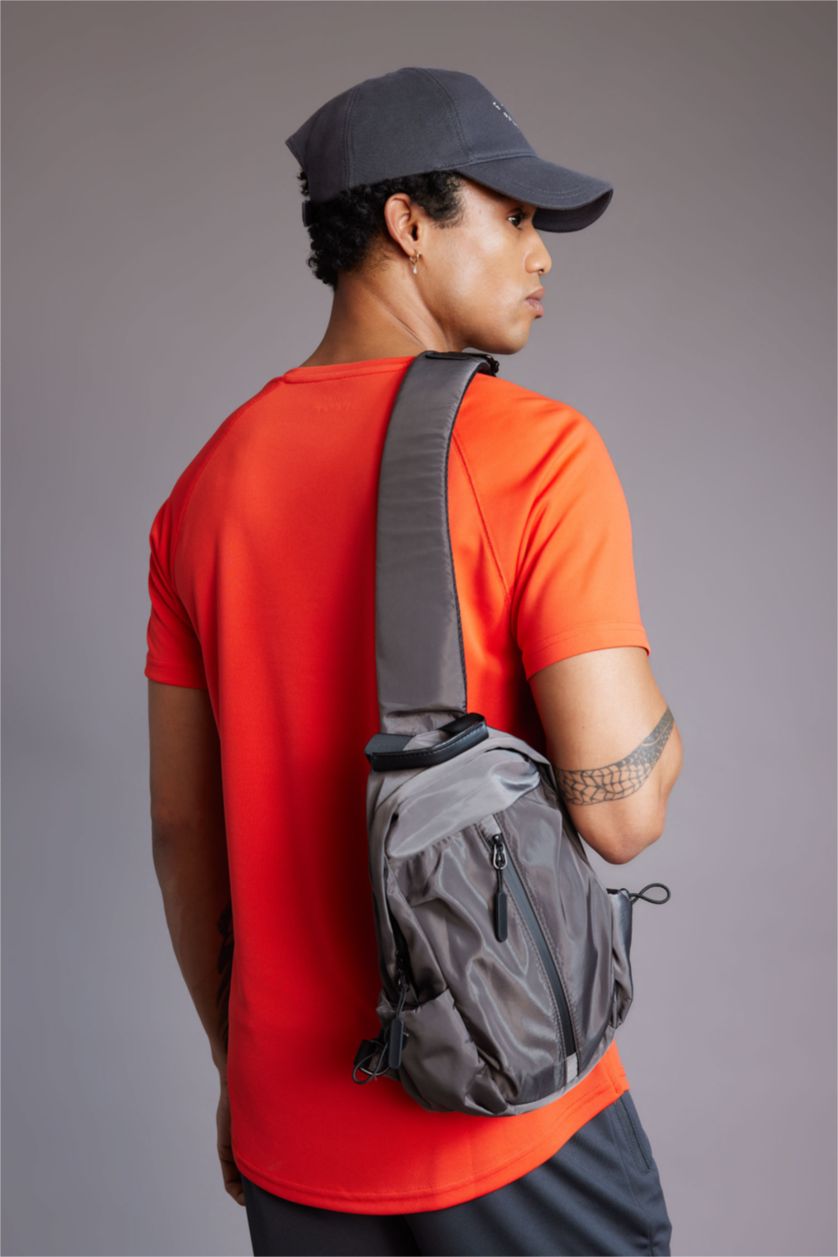 HOMME Gris Sac à Bandoulière pour Homme