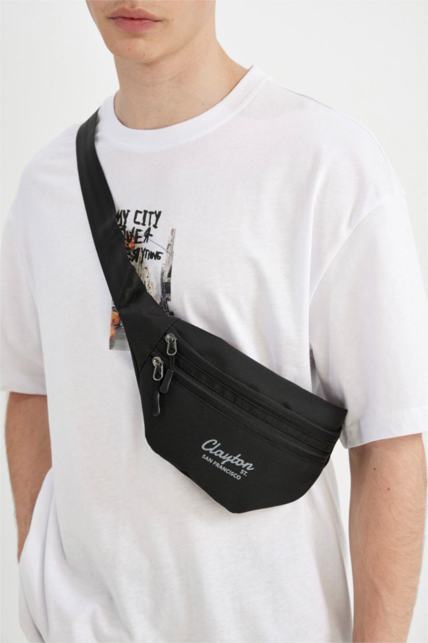 Erkek Siyah Erkek Bel Çantası