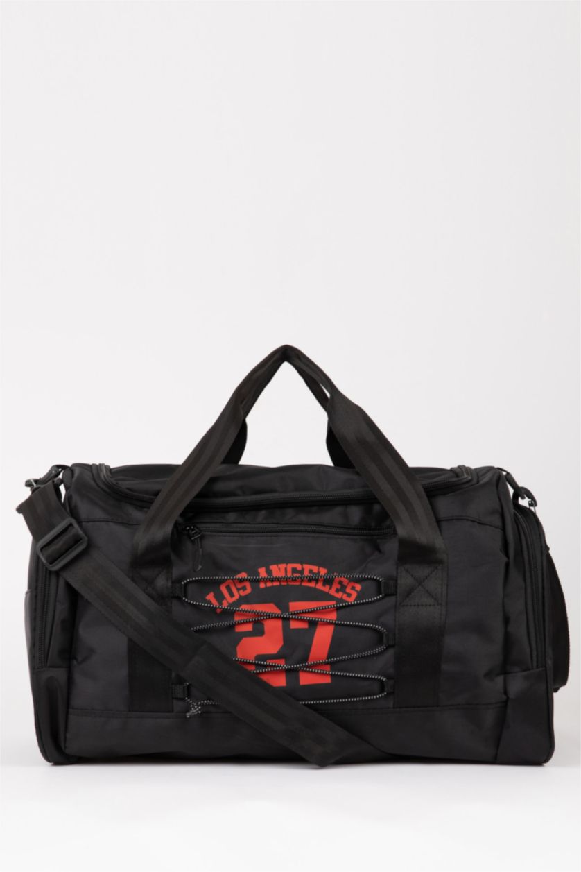 MAN Black Man Twill Sports And Travel Bag