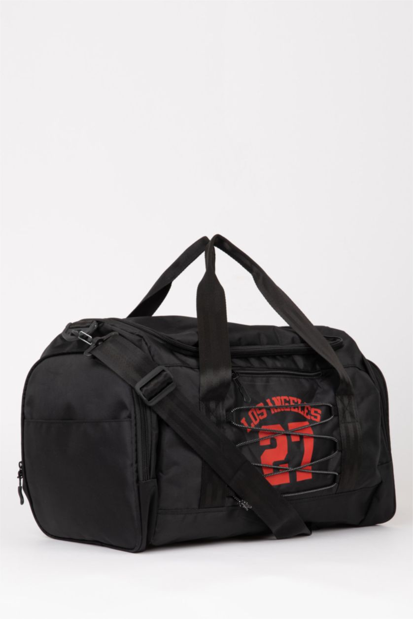 MAN Black Man Twill Sports And Travel Bag