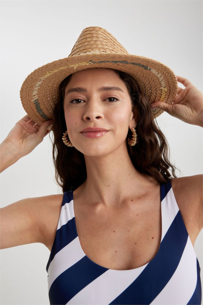 نساء بيج شفقة قش نسائي