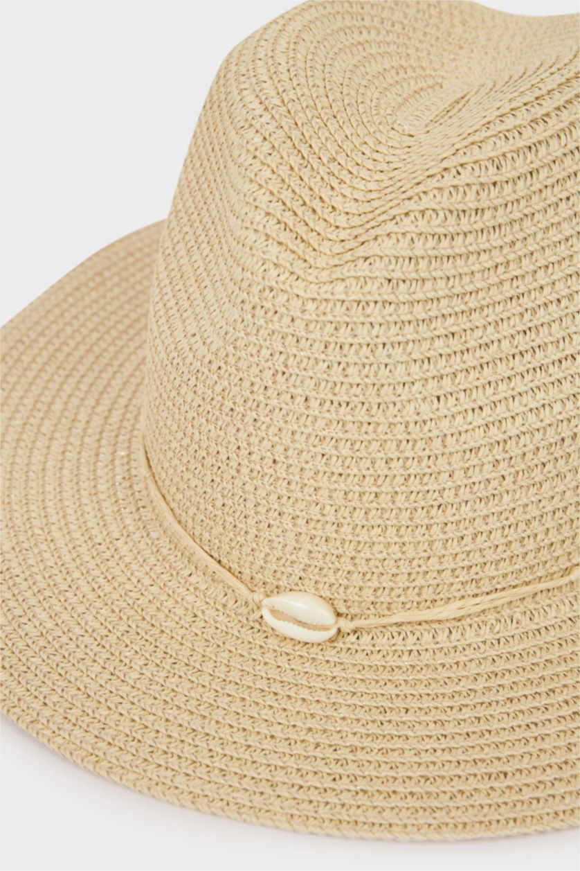 Женщины Светло-бежевый Женская соломенная шляпа