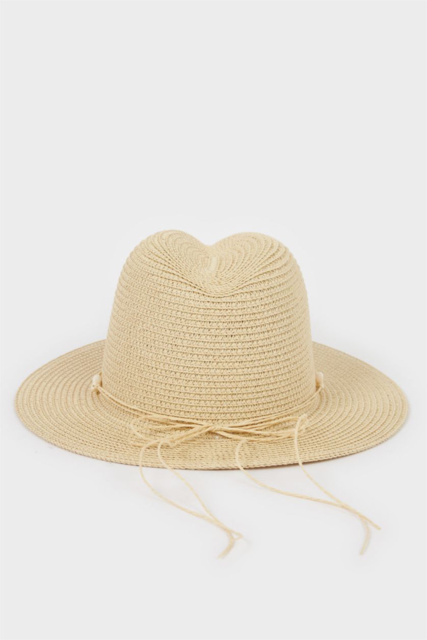 Женщины Светло-бежевый Женская соломенная шляпа