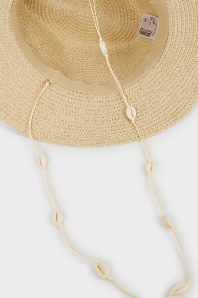 Женщины Светло-бежевый Женская соломенная шляпа