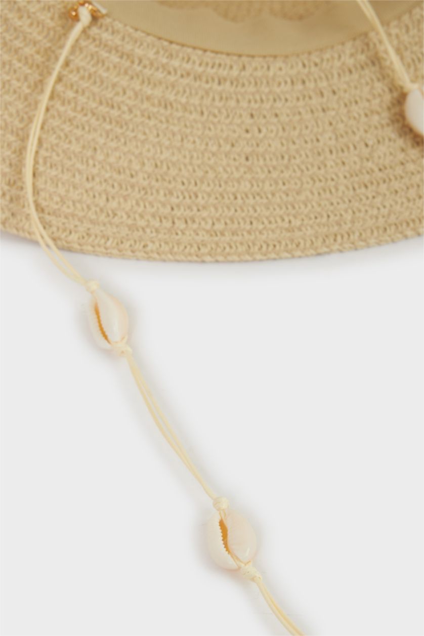 Женщины Светло-бежевый Женская соломенная шляпа