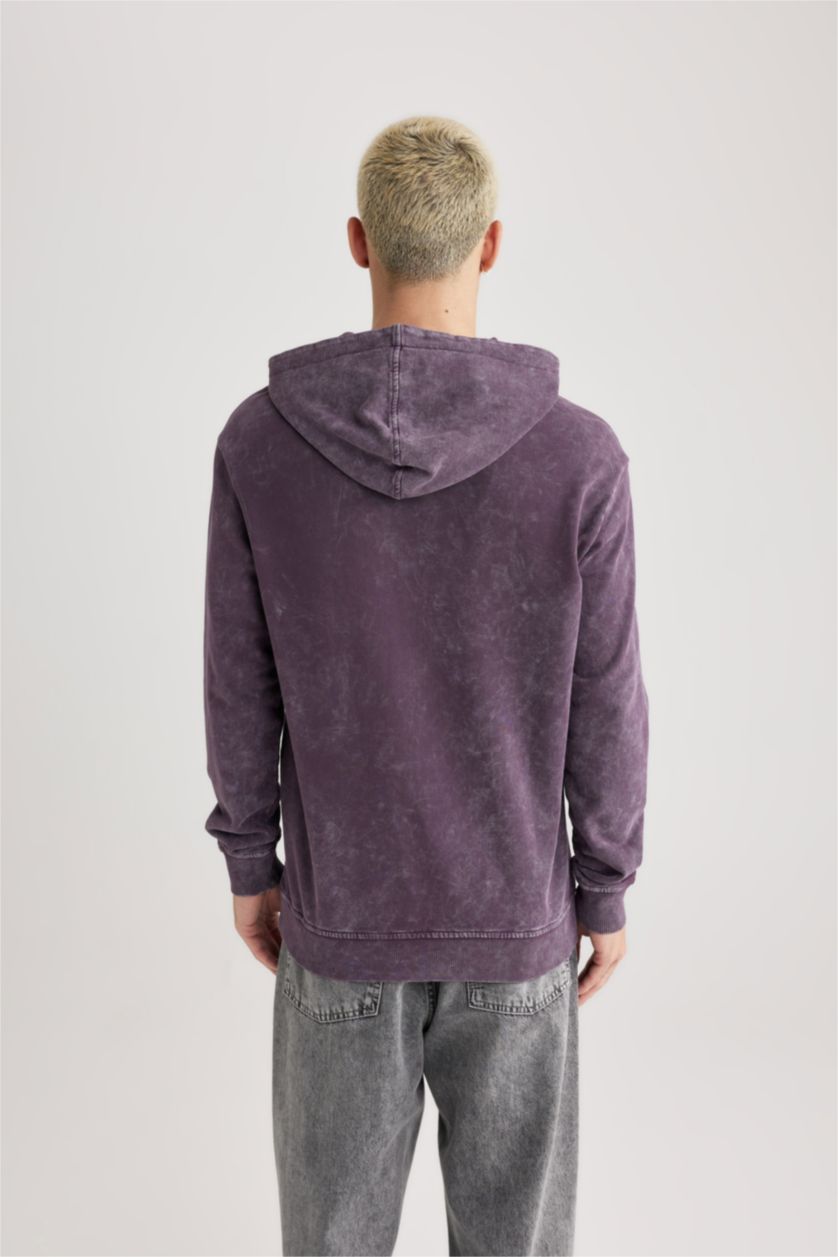 Ерлер Күлгін қалыпты пішім бас киімді Свитер