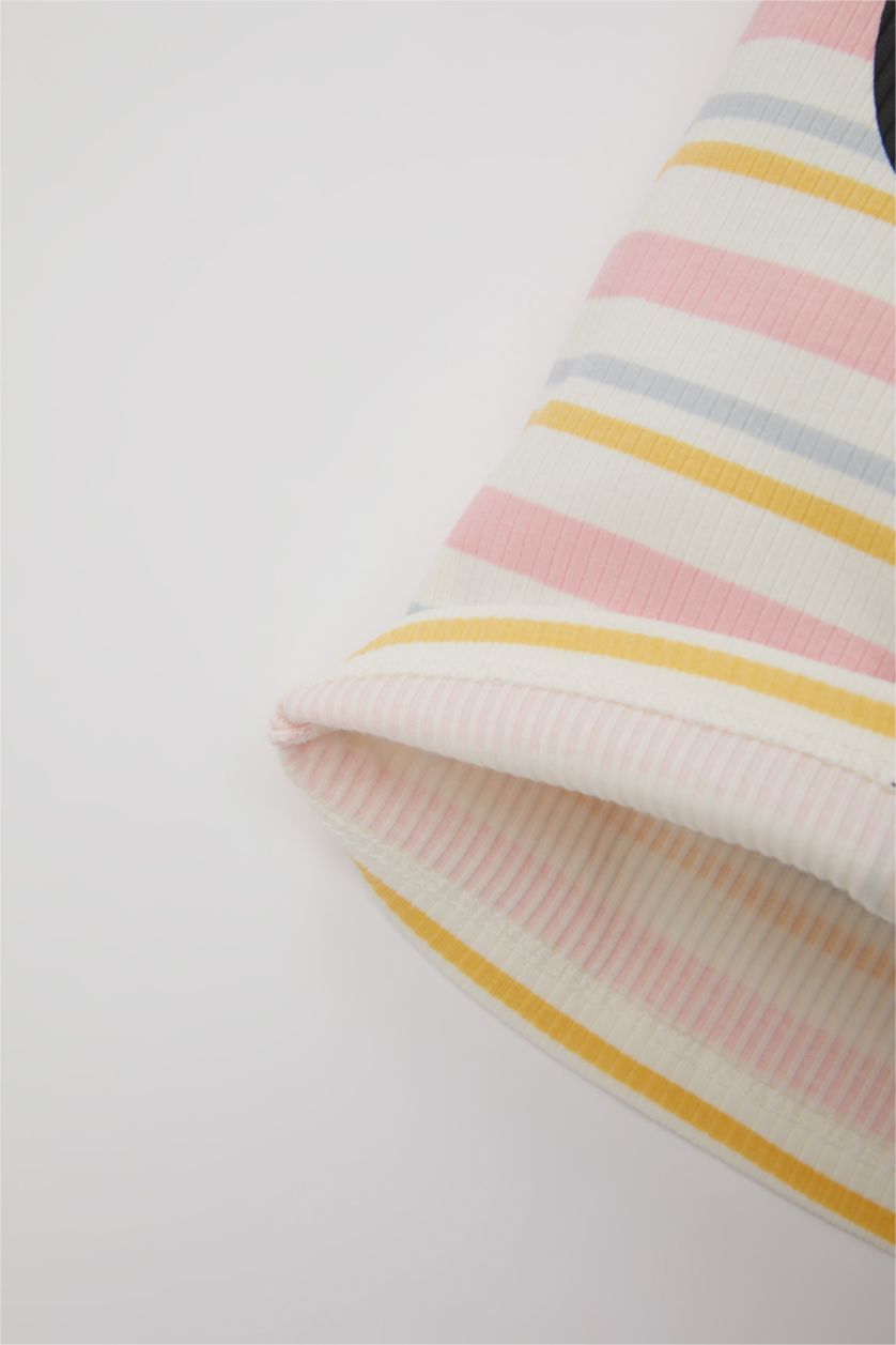 BÉBÉ FILLE Écru Pyjama à Manches Courtes Disney Mickey Minnie pour Bébé Fille