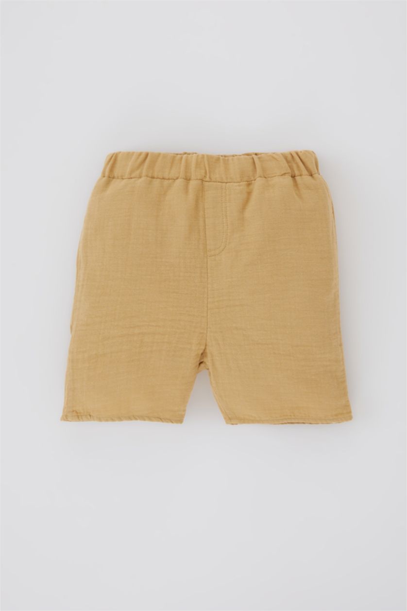 BABY BOY Sand Baby Boy Tropical Patterned Shirt and Shorts 2 Piece Set