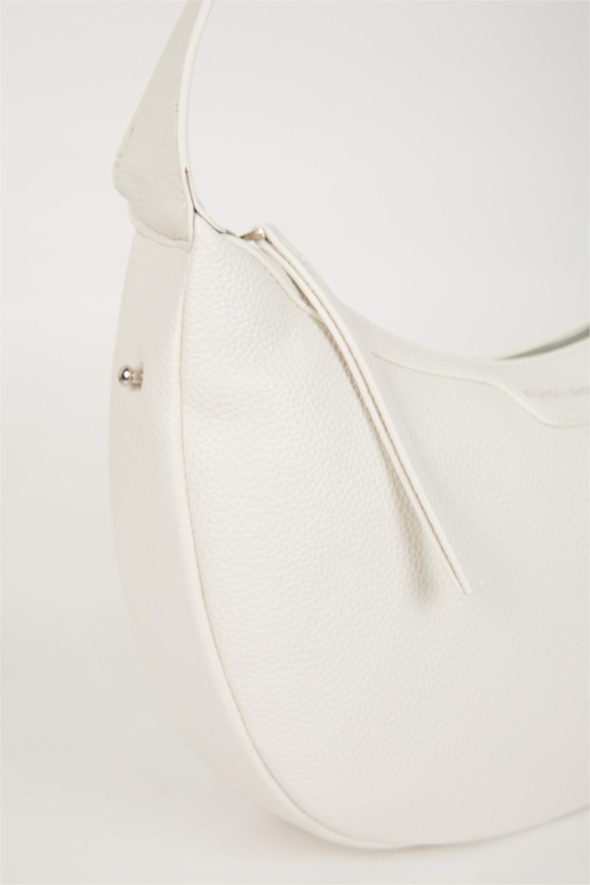 Women Beige Faux Leather Shoulder bag