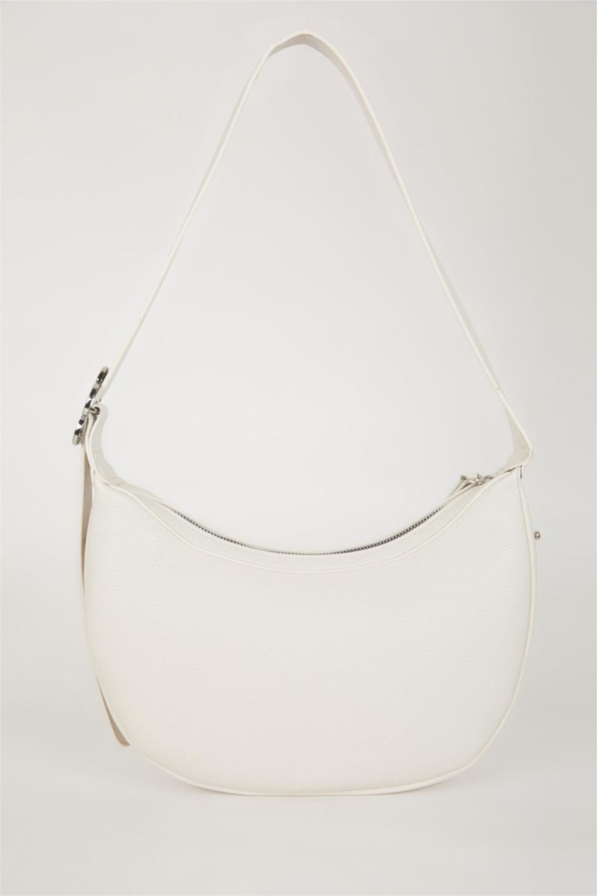 Women Beige Faux Leather Shoulder bag