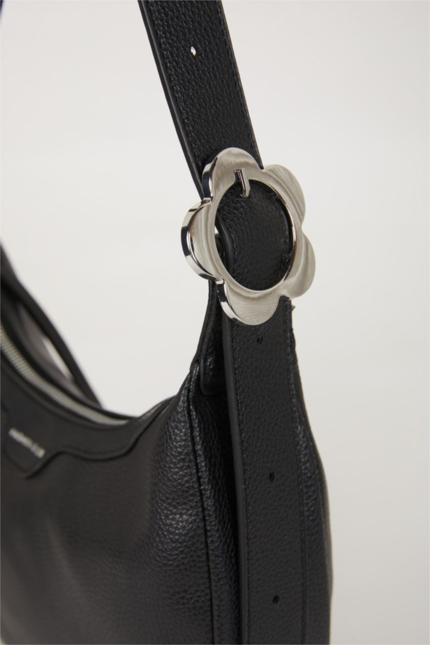 Kadın Siyah Kadın Suni Deri Omuz Çantası