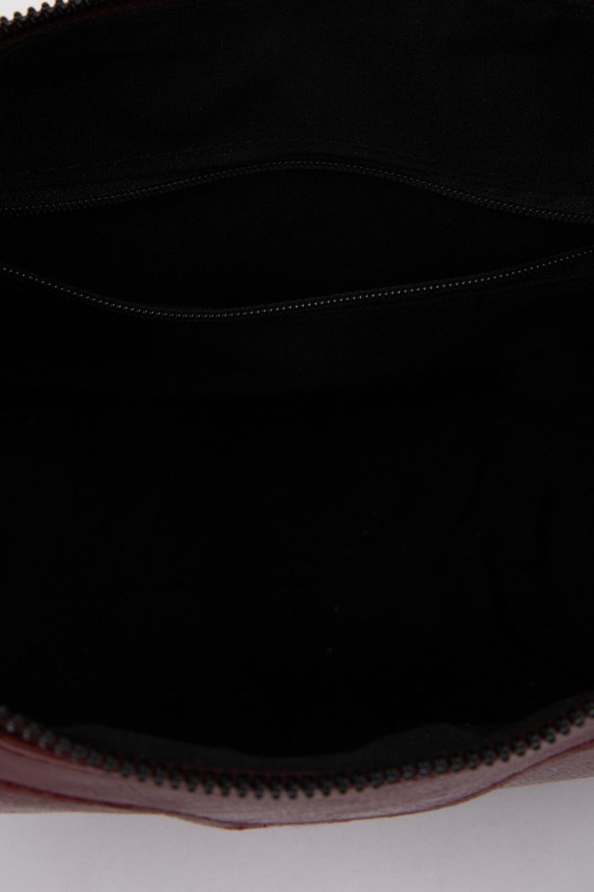 Kadın Bordo Kadın Suni Deri Omuz Çantası