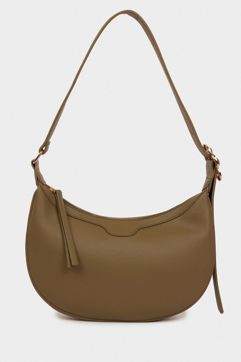 Kadın Zeytin Yeşili Kadın Suni Deri Omuz Çantası