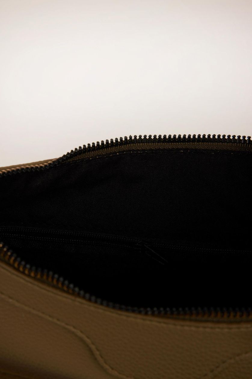 Kadın Zeytin Yeşili Kadın Suni Deri Omuz Çantası