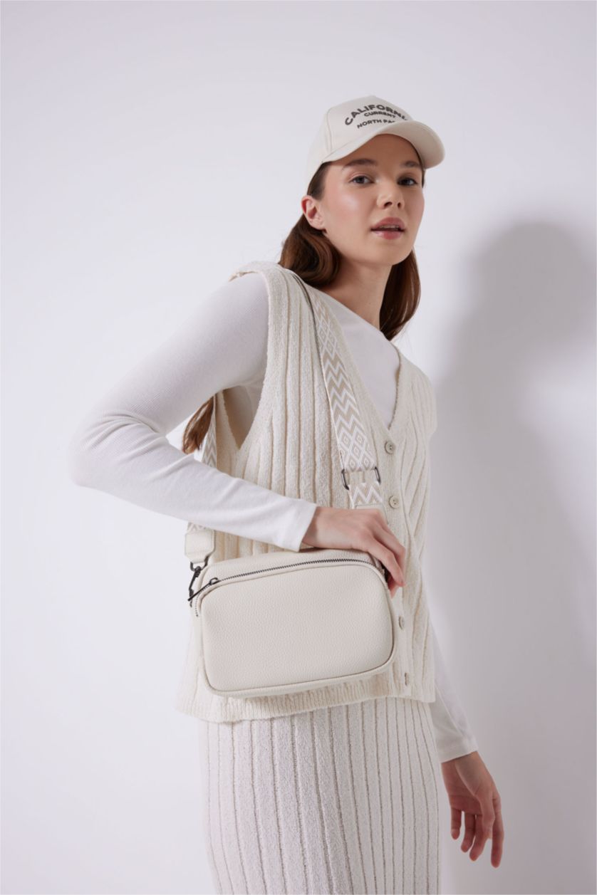 Kadın Bej Kadın Suni Deri Omuz Çantası